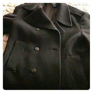 Men’s Black Pea Coat